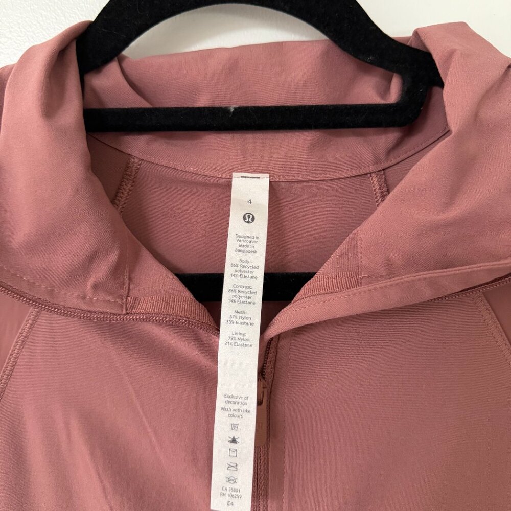 Lululemon In Depth Jacket *Emboss Spiced Chai Size: 4 - Picture 3 of 7
